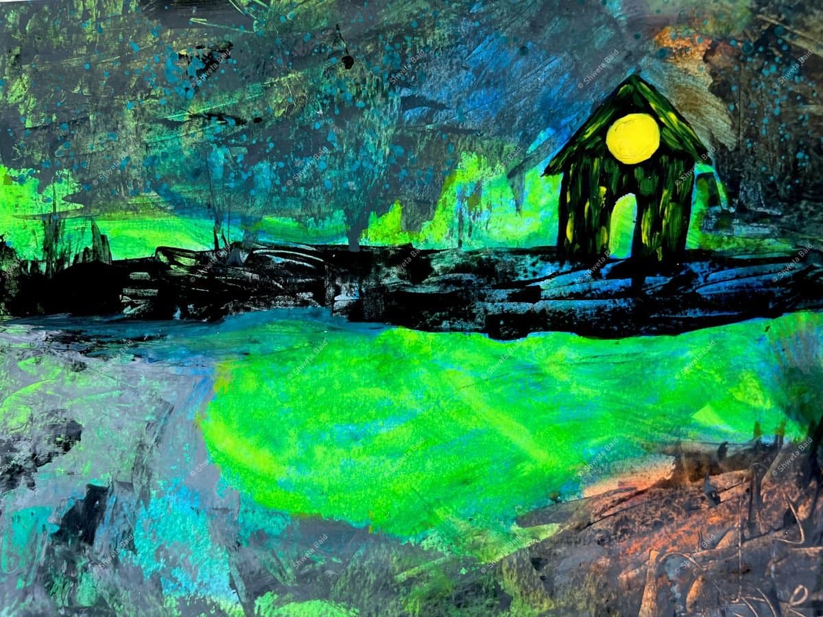 Neon Sanctuary at Midnight