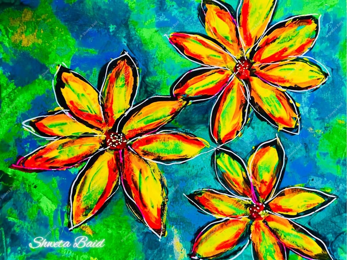 Tropical Blooms in Motion