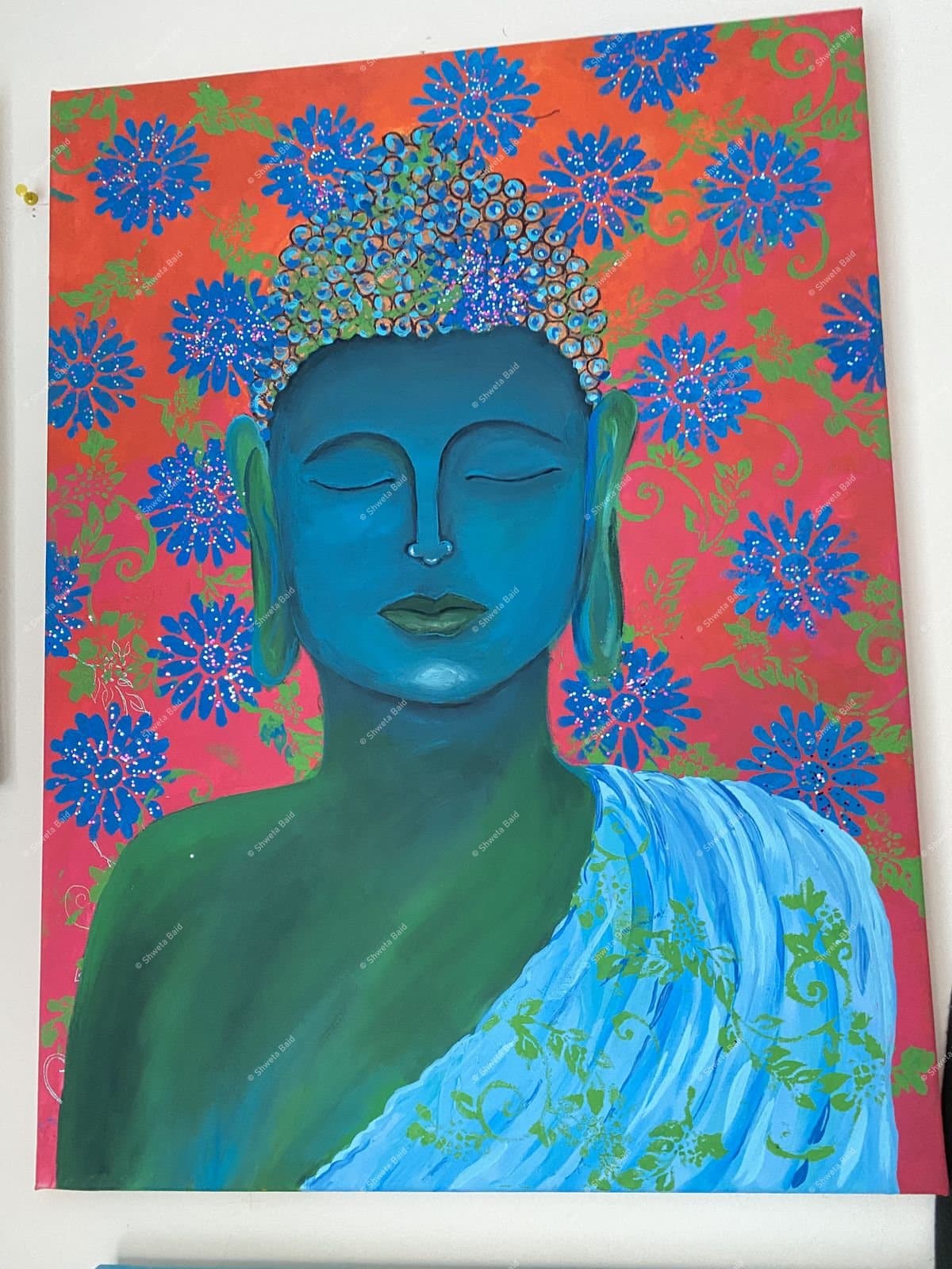 Serene Buddha in Bloom