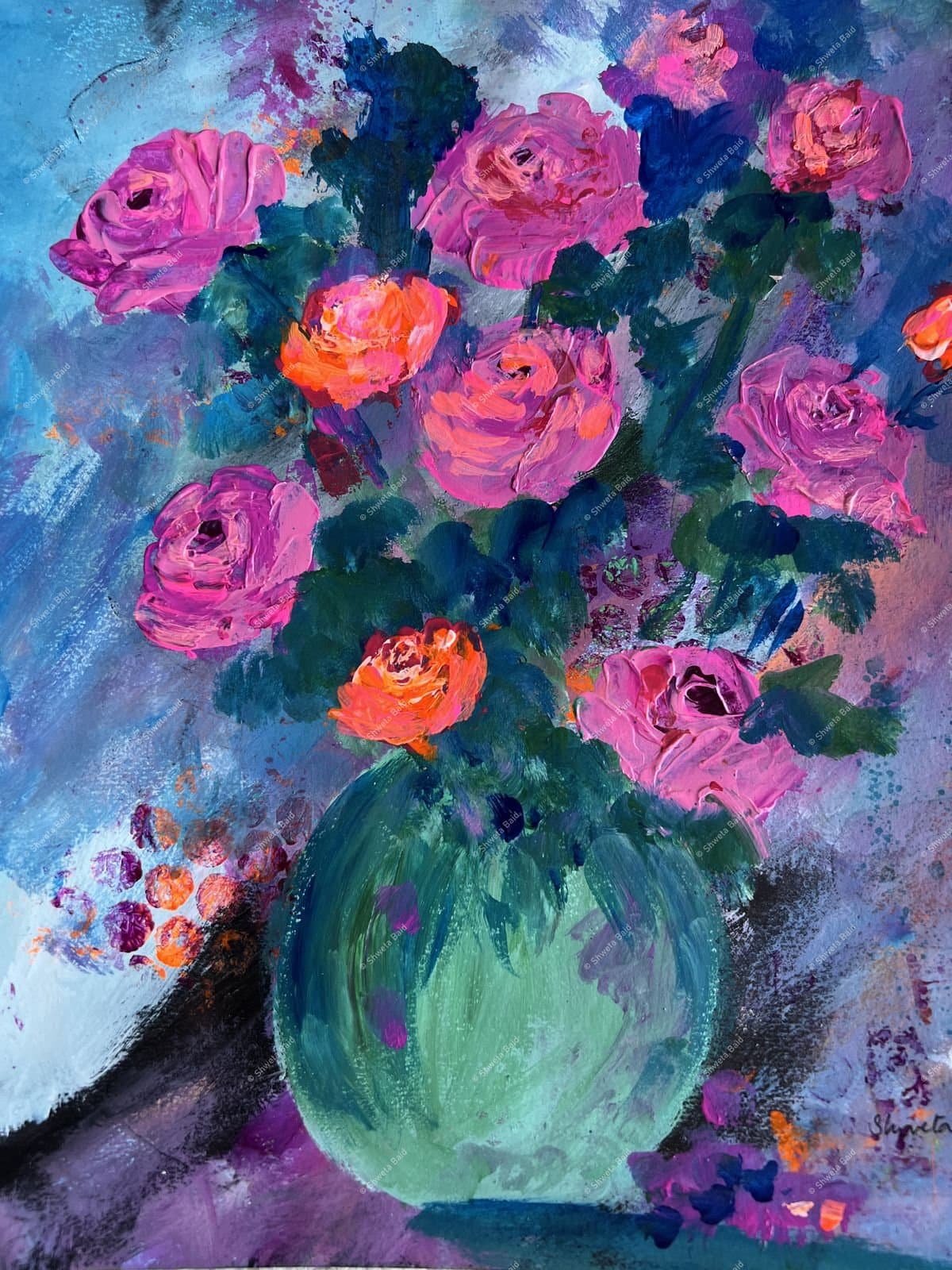 Vibrant Roses in Bloom