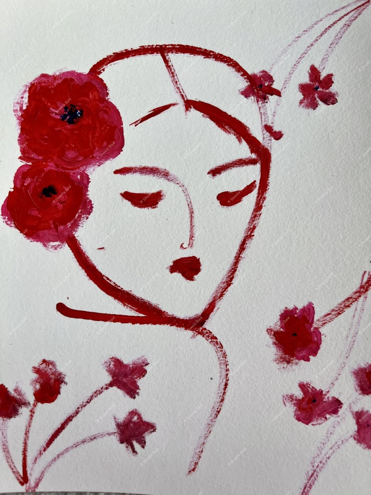 Crimson Bloom Reverie