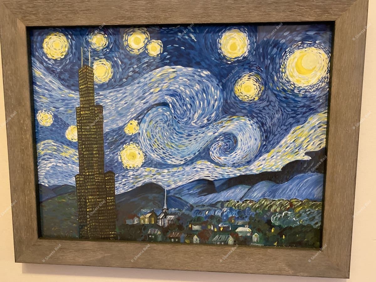 Starry Night Chicago Reimagined