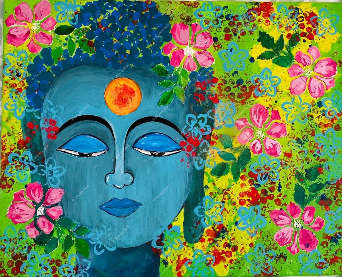 Blue Goddess in Bloom