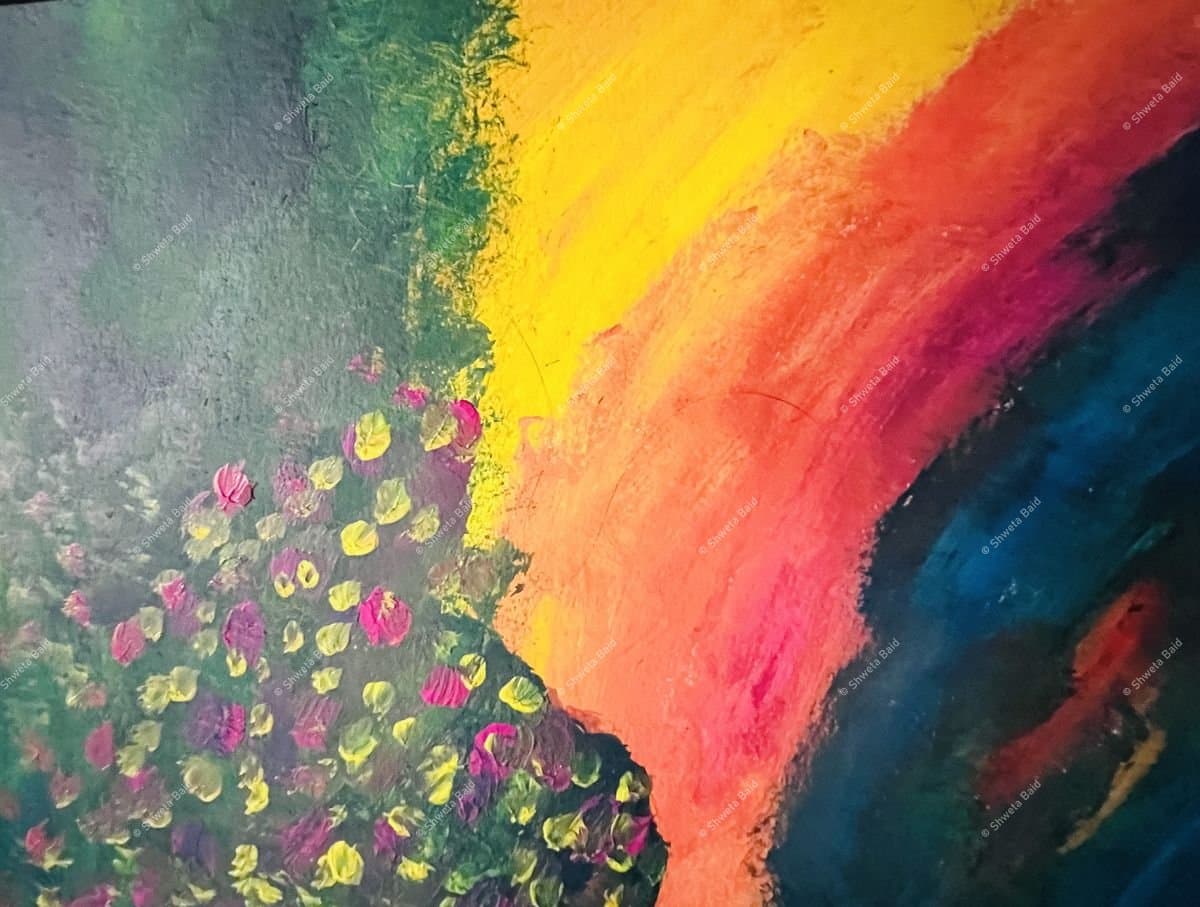 Radiant Burst of Color