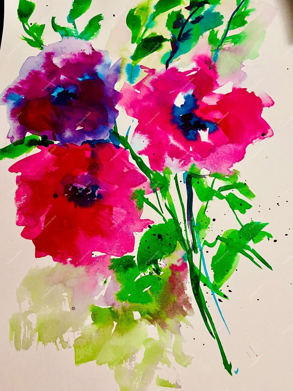 Vibrant Blooms in Motion