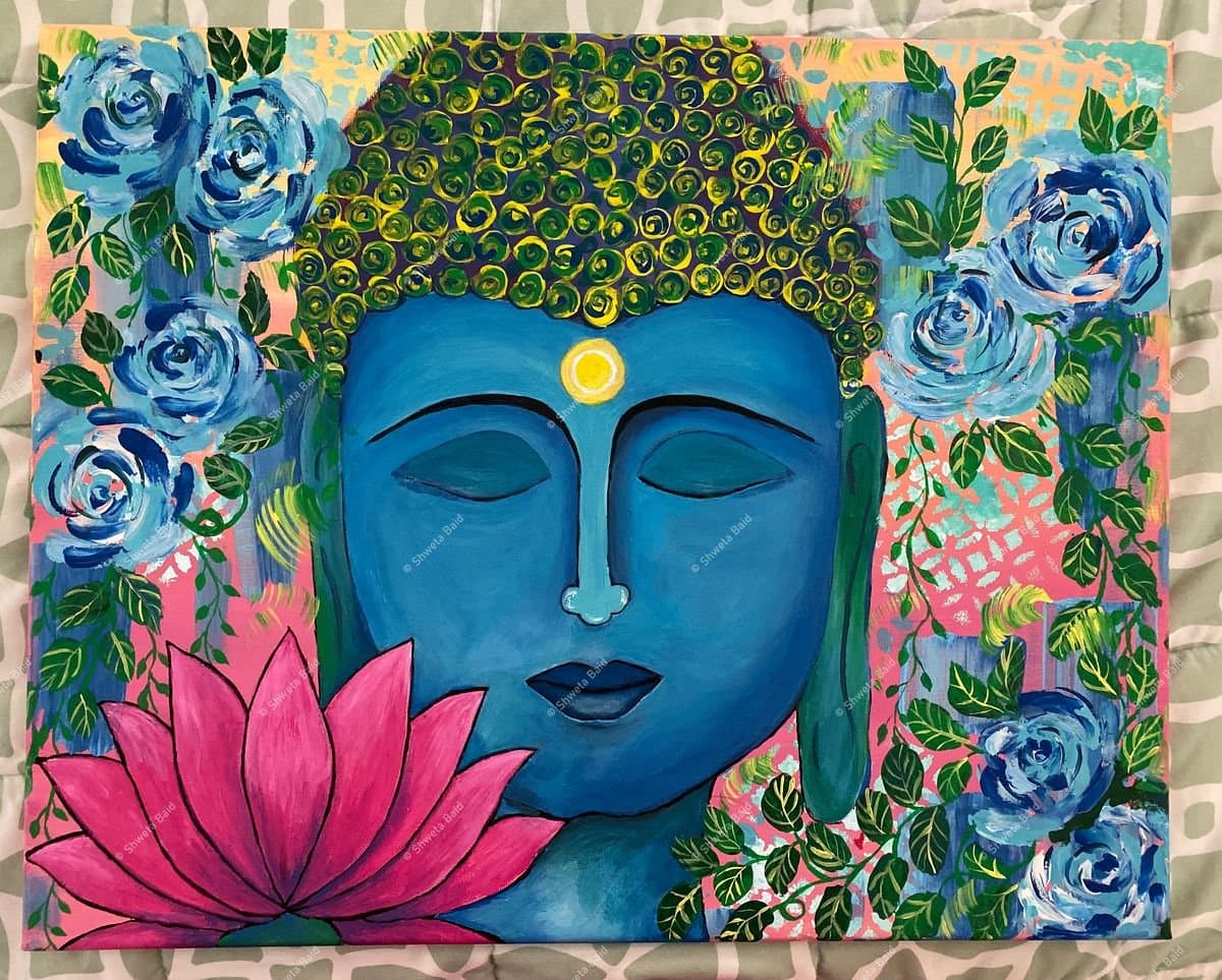 Blue Buddha Lotus Bloom