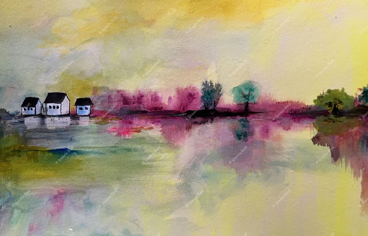 Pink Reflections at Dusk