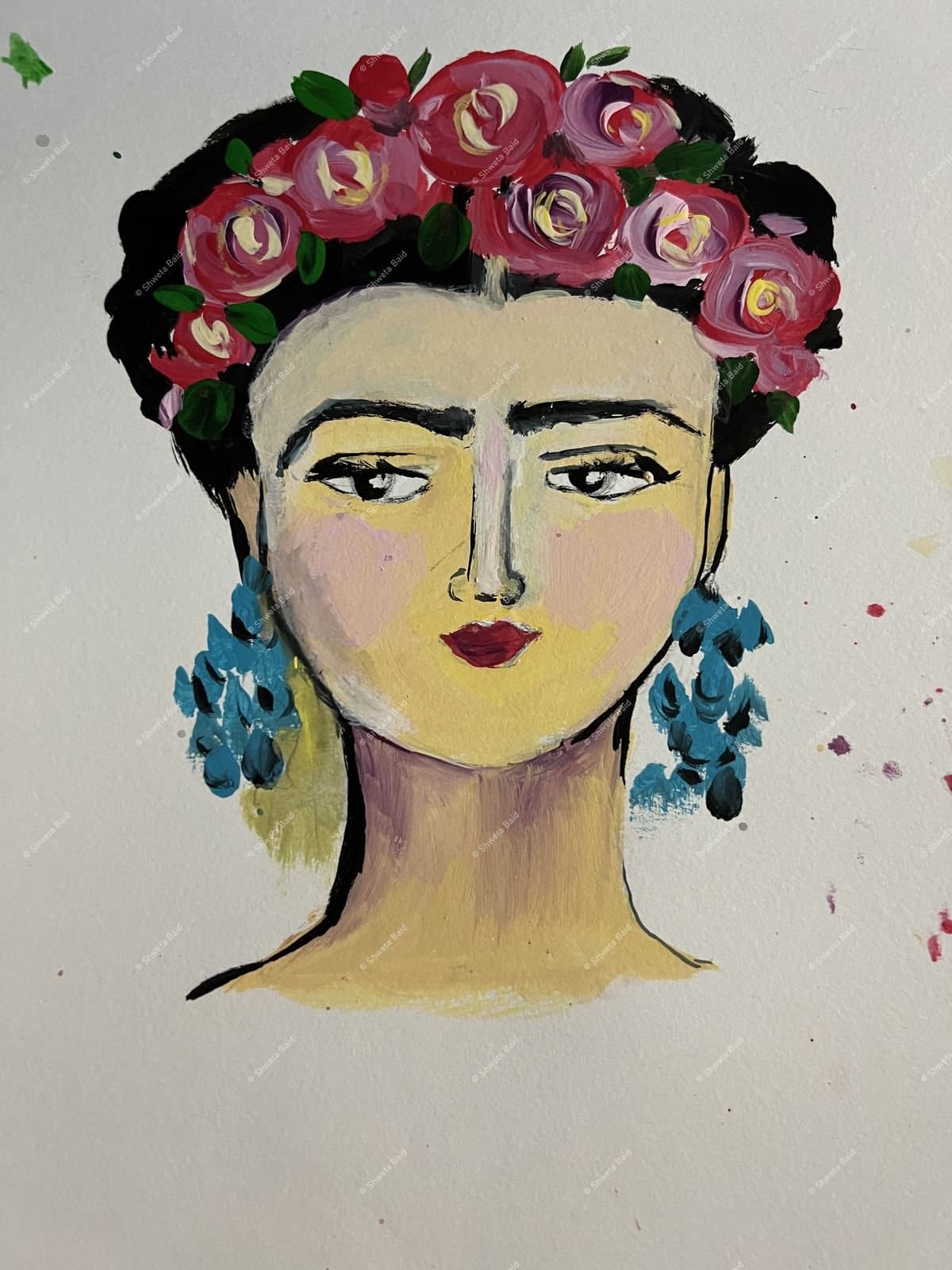 Floral Crown Bold Portrait