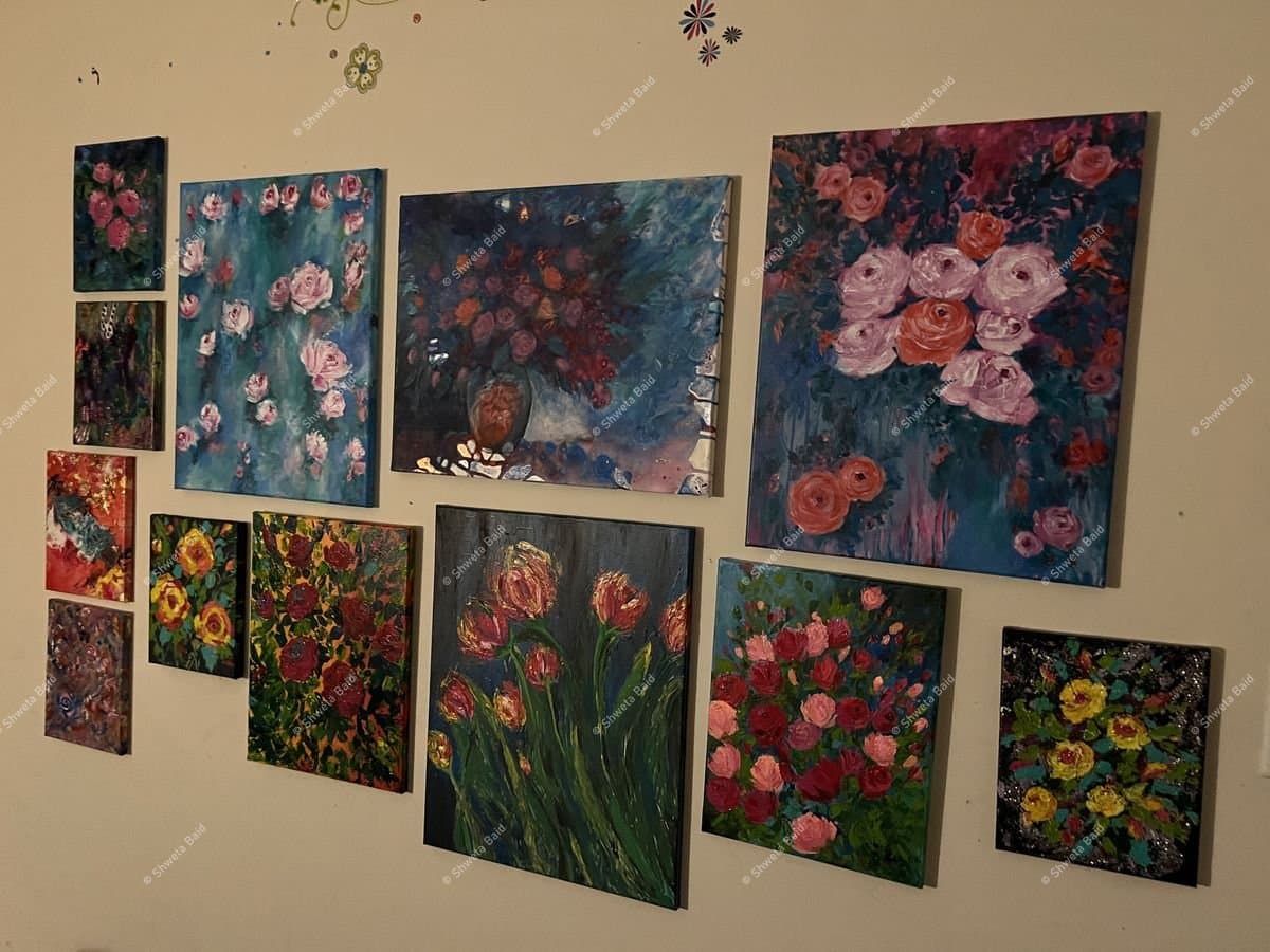 Floral Gallery Wall Symphony
