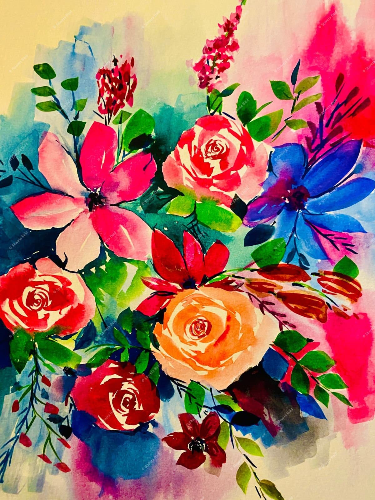 Vibrant Floral Bouquet Bloom