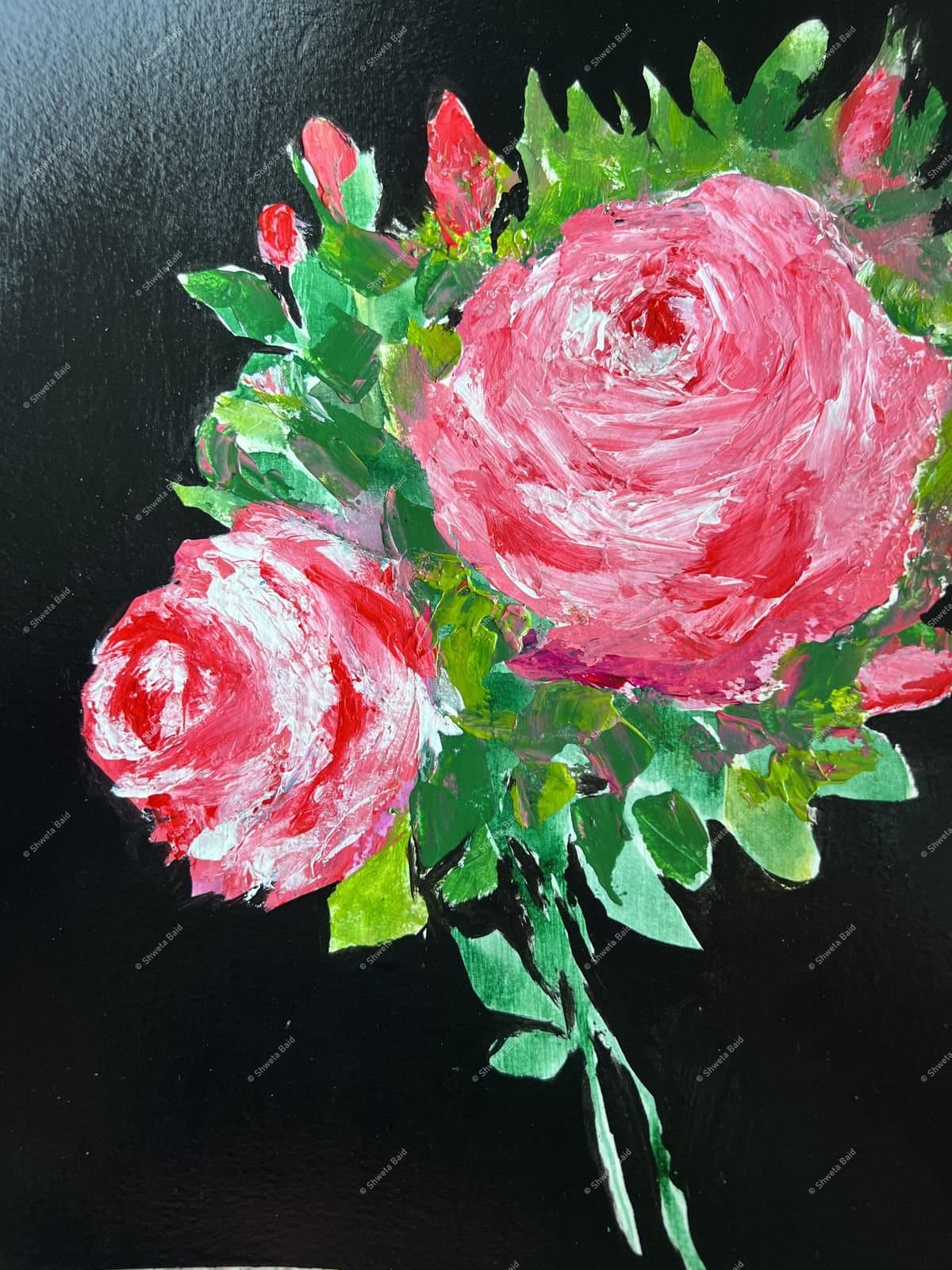 Roses Bloom in Darkness