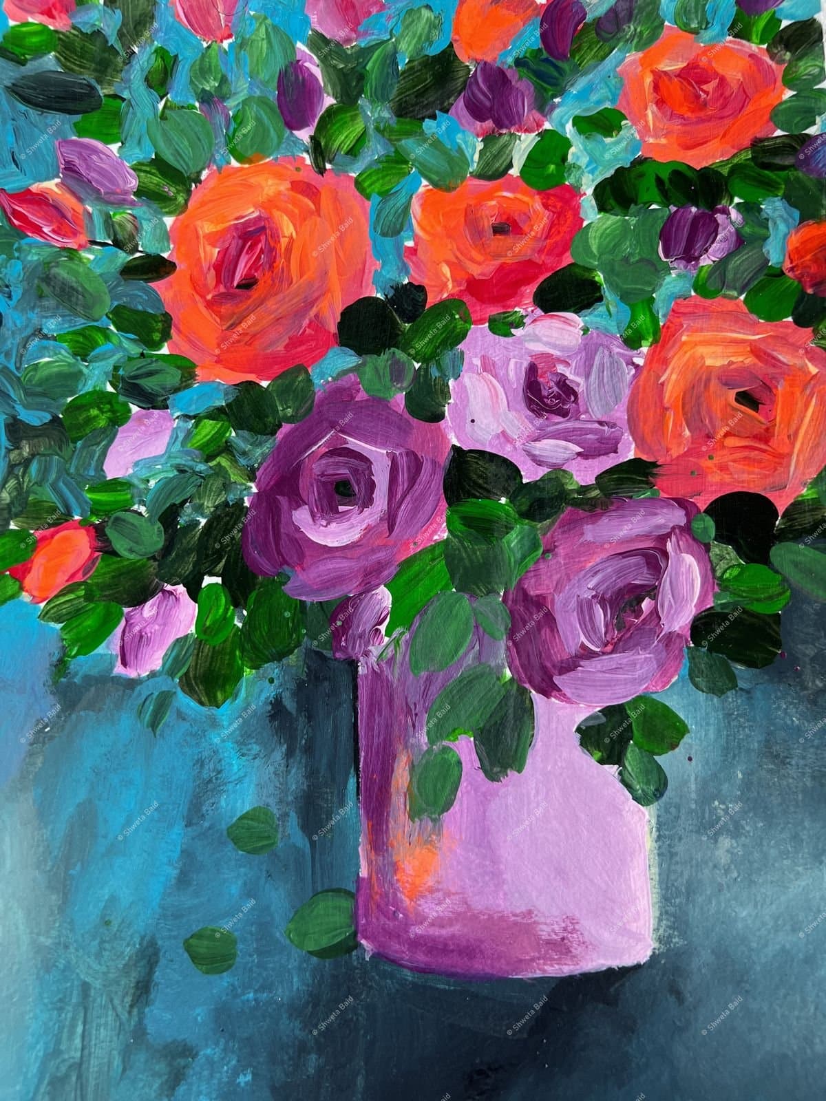 Vibrant Roses in Bloom