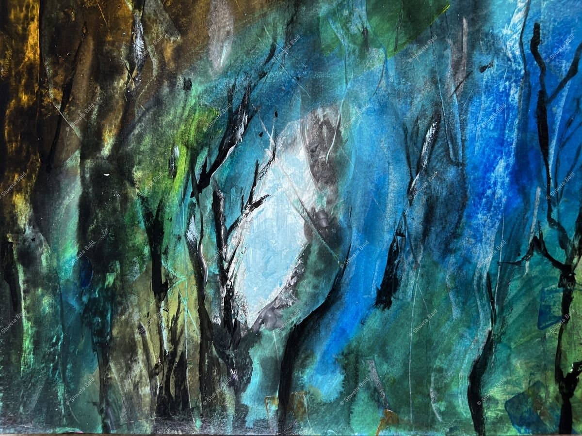 Moonlit Enchanted Forest Depths