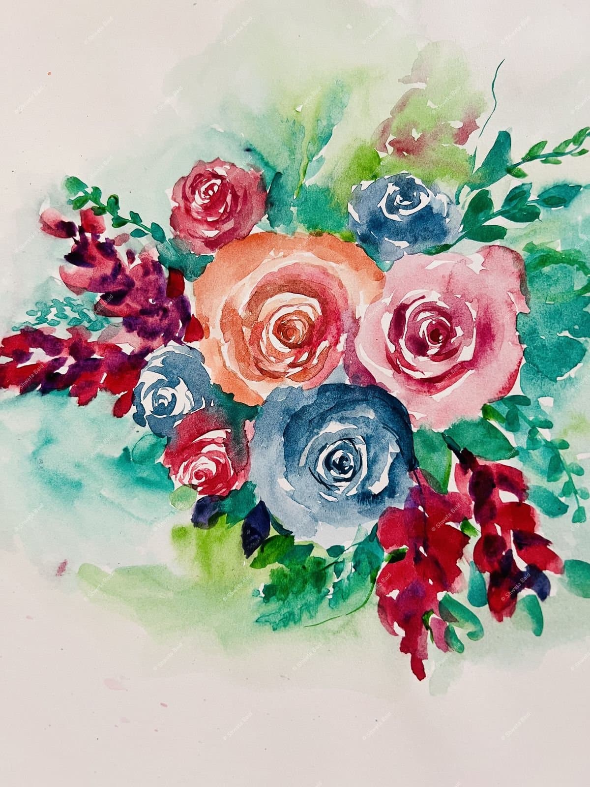 Blooming Roses Soft Reverie