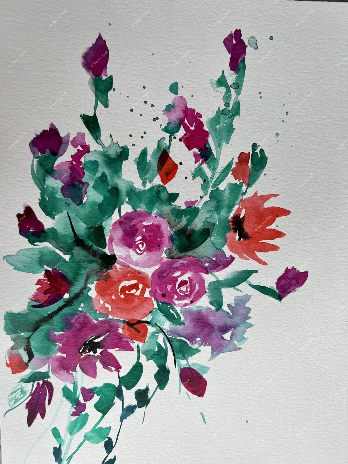 Wild Blooms Dancing Free