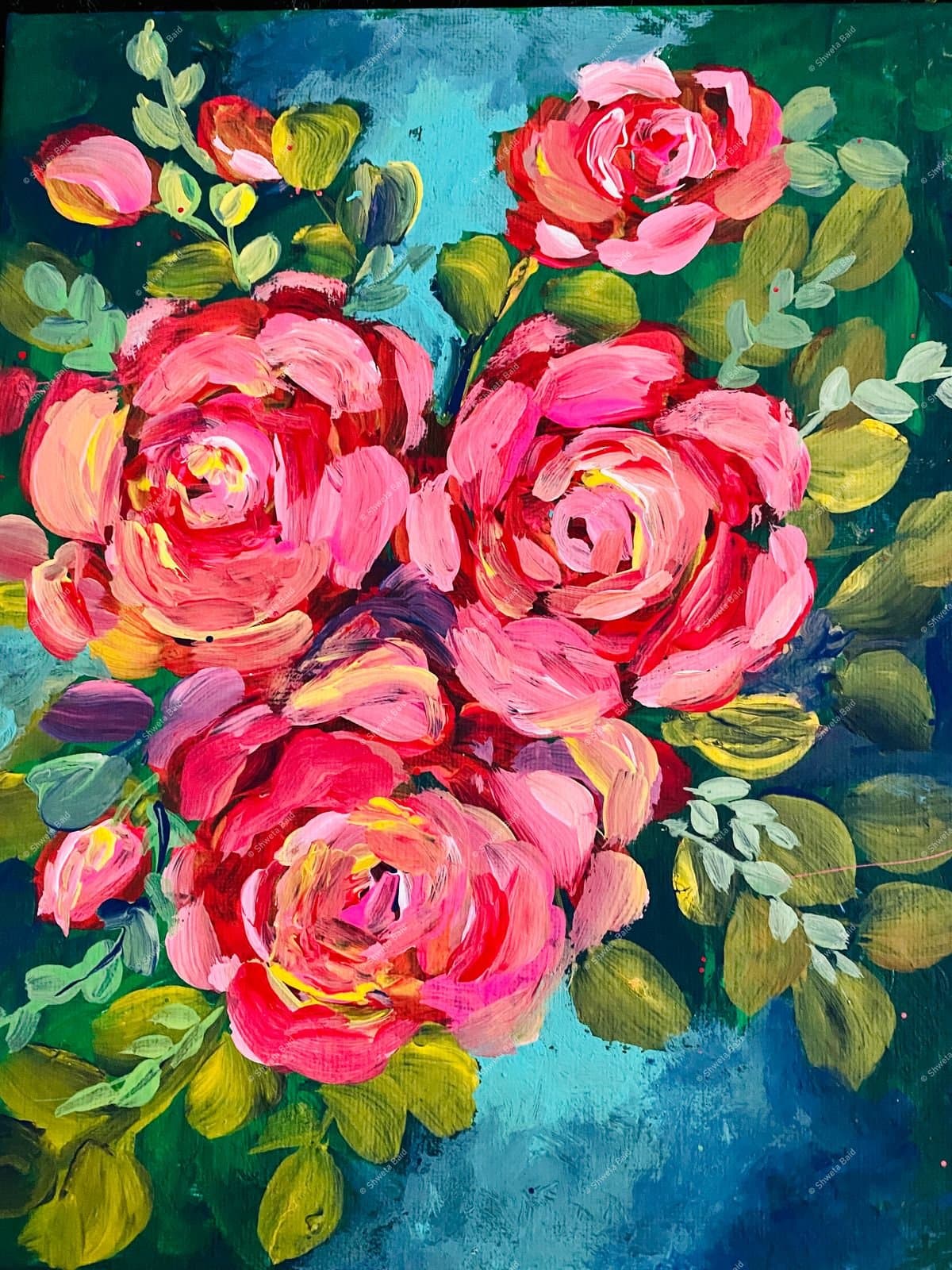 Vibrant Roses in Bloom