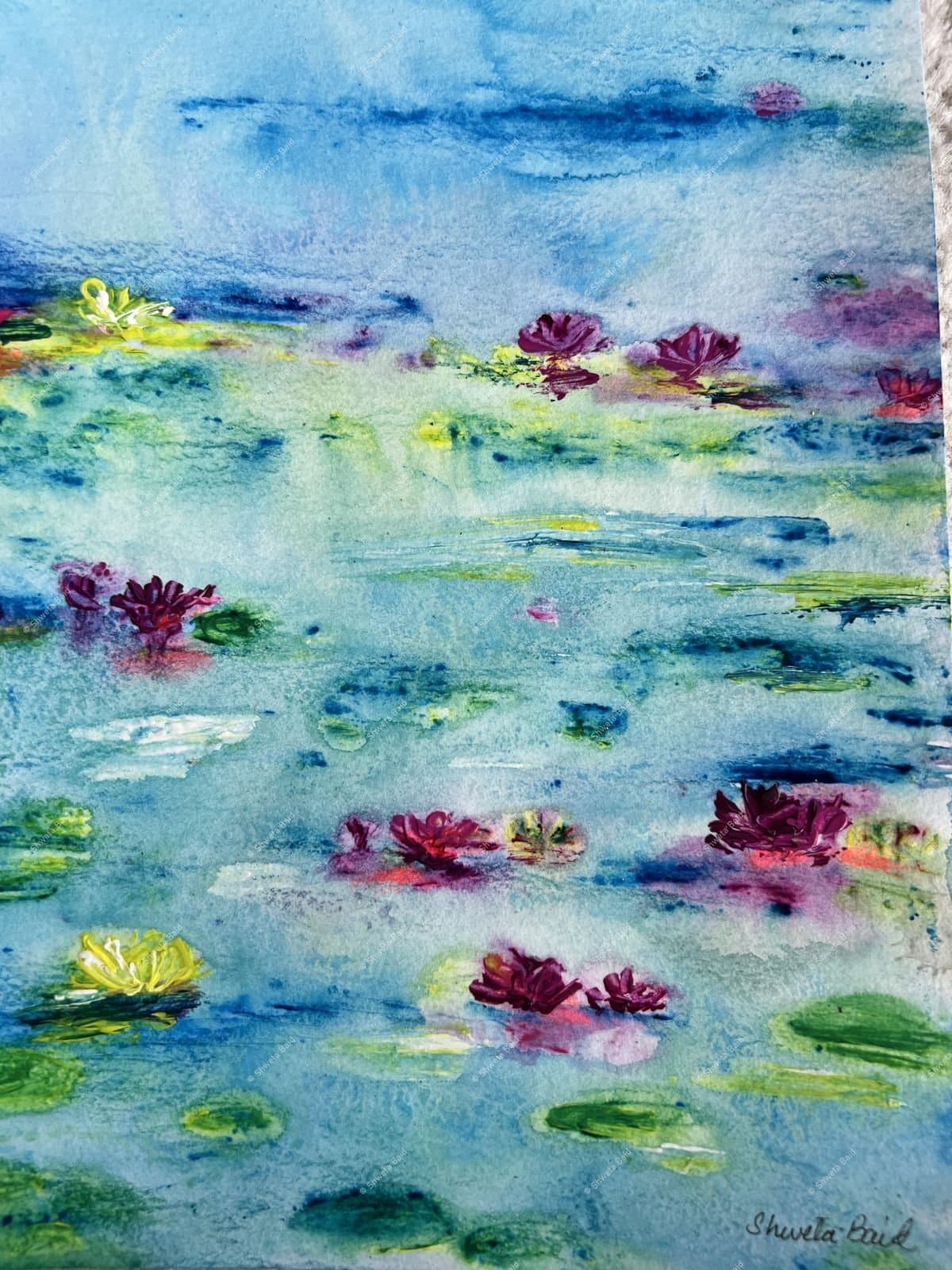 Monet's Dreaming Water Lilies