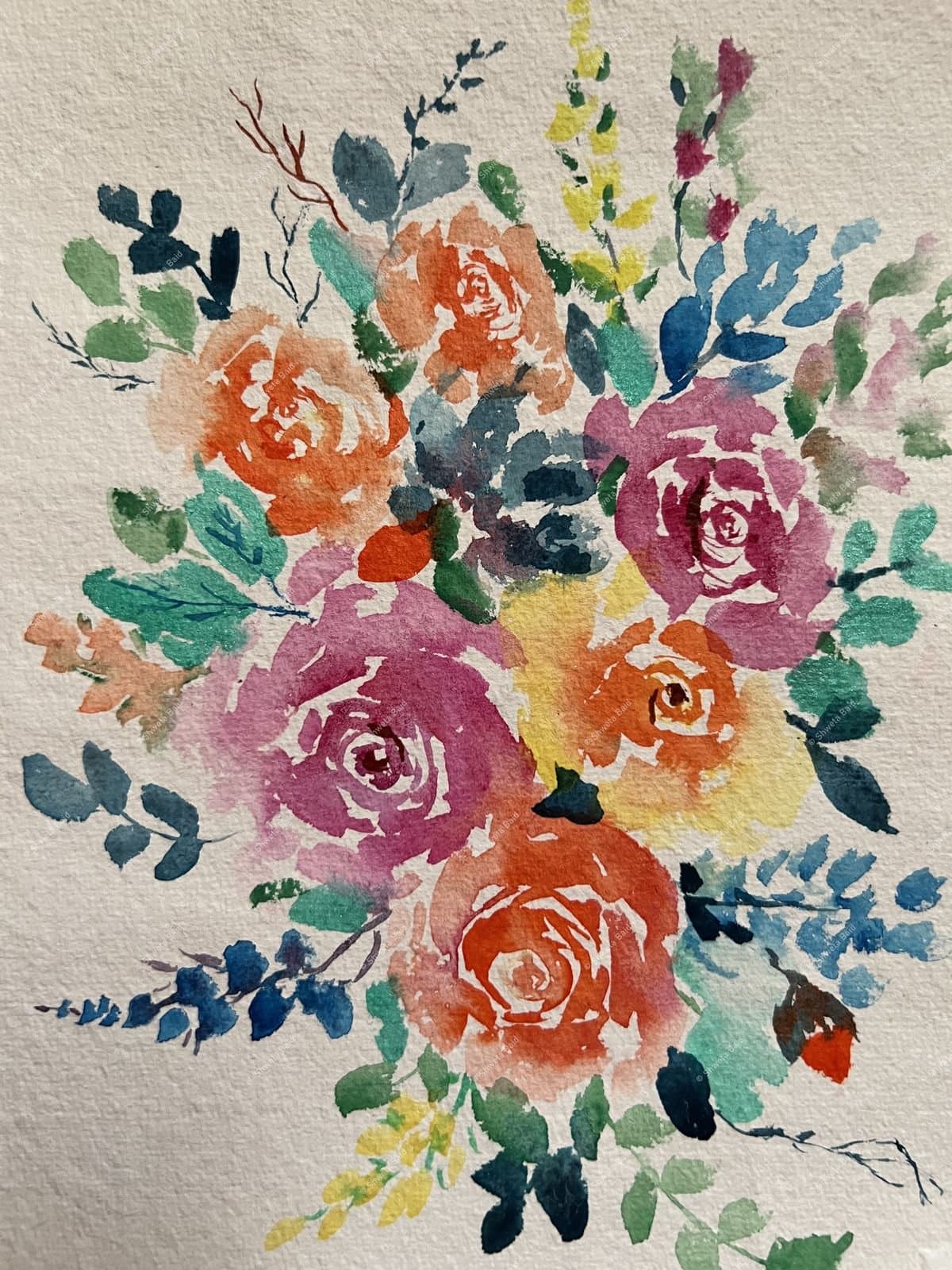 Summer Roses in Bloom