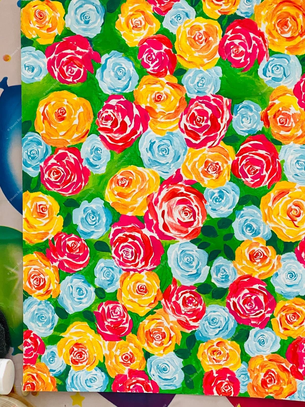 Garden of Vivid Roses