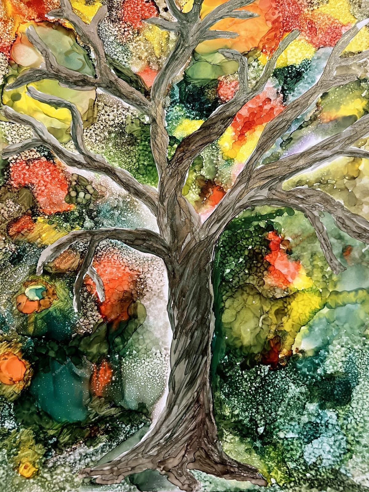 Autumn Tree in Bloom