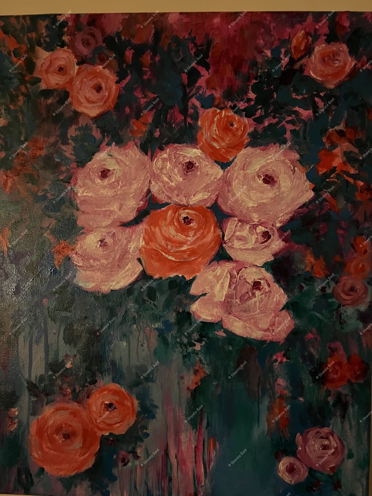 Roses in Dark Bloom