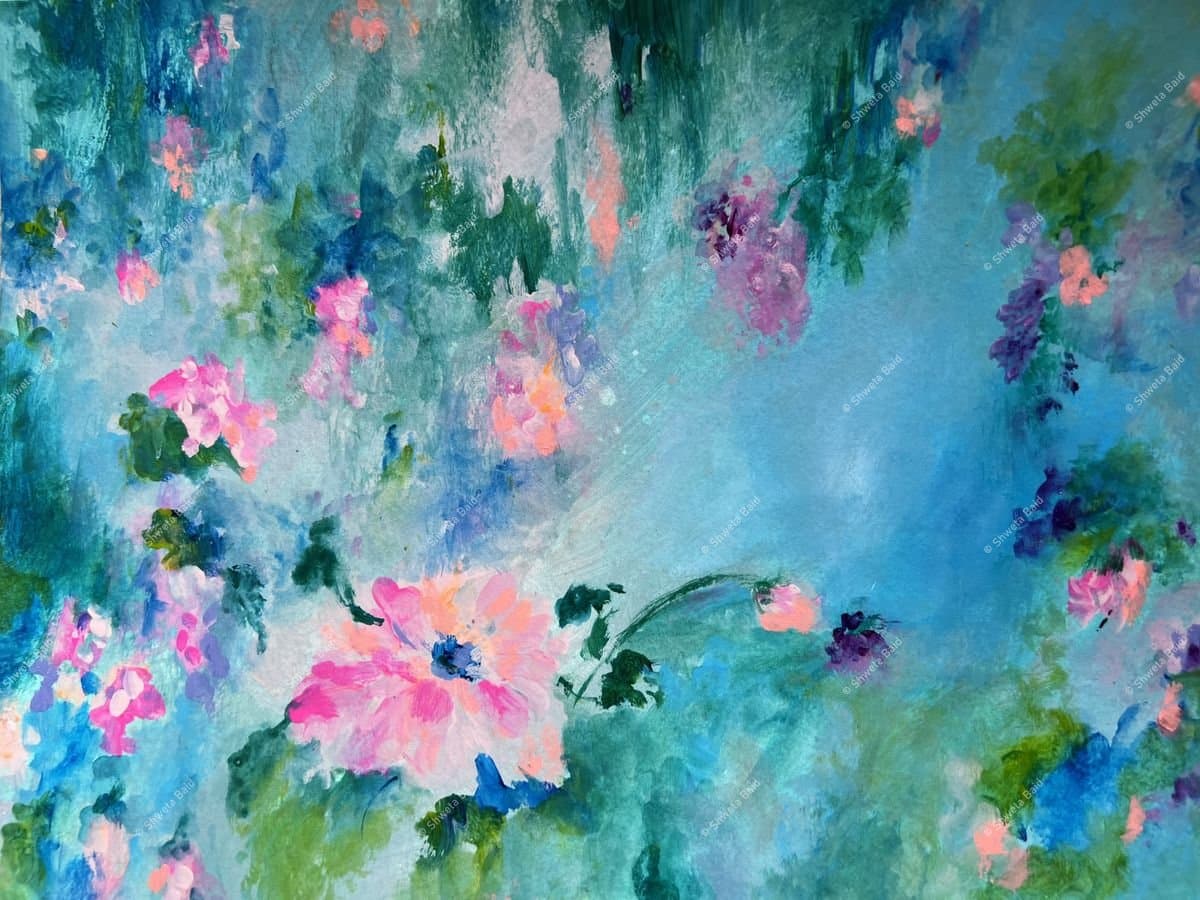 Blooming Turquoise Garden Dream