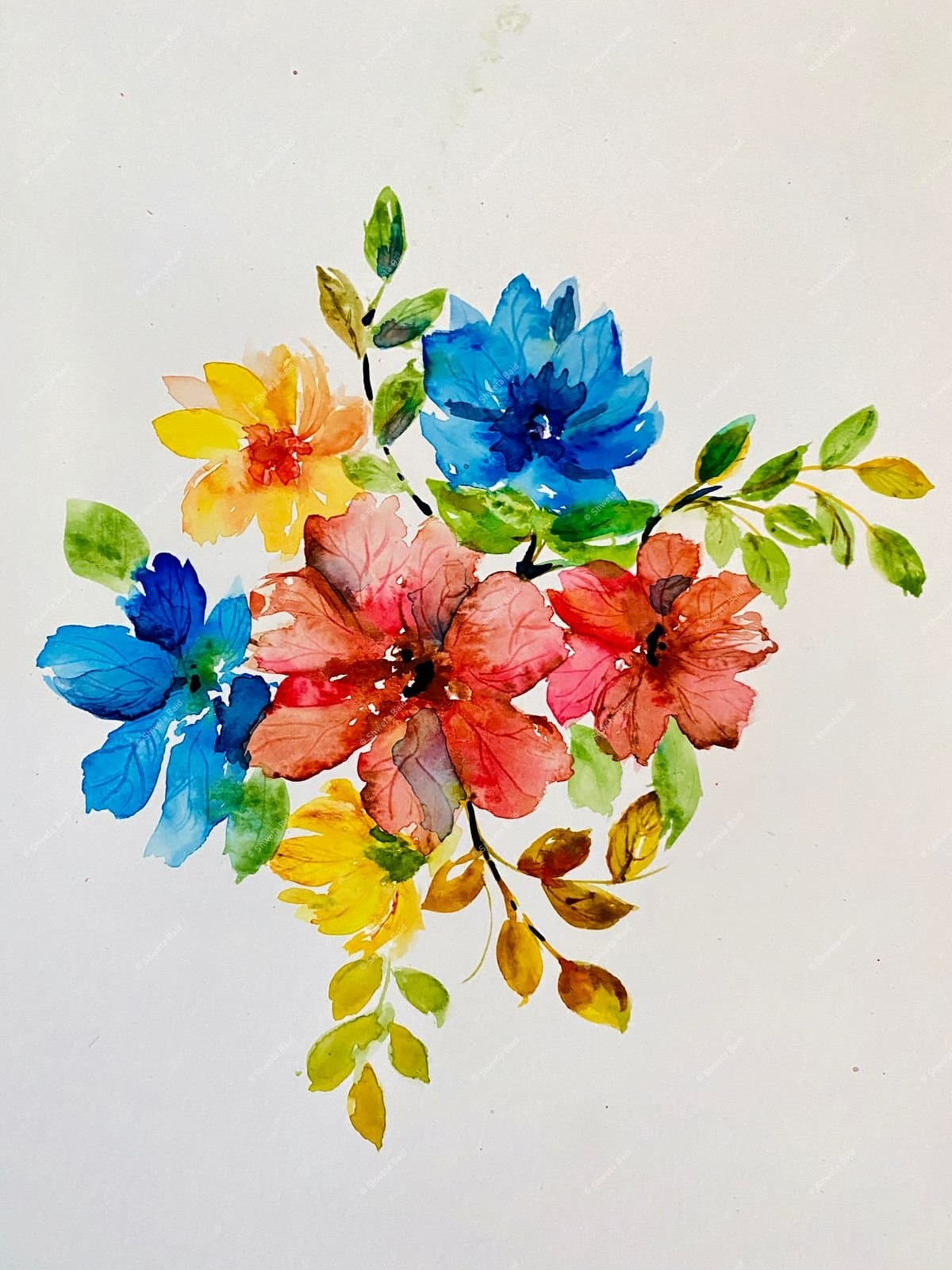 Vibrant Wildflower Bouquet Bloom