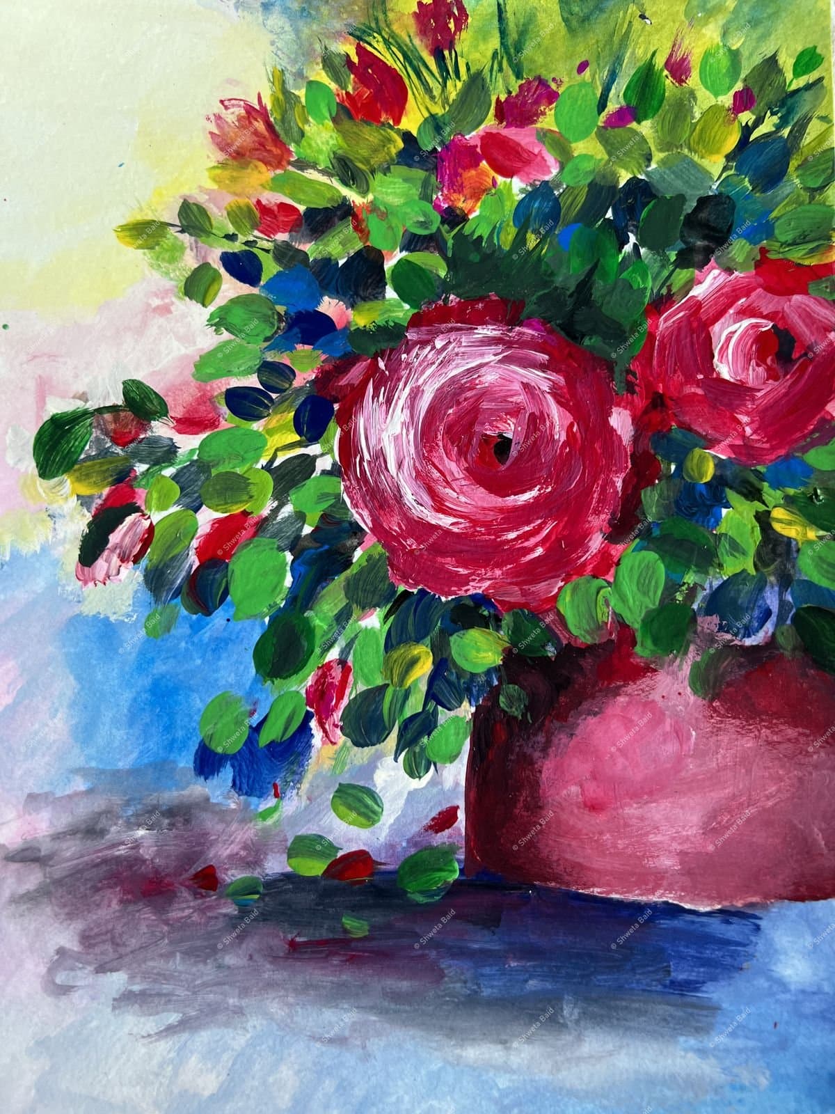 Vibrant Roses in Bloom