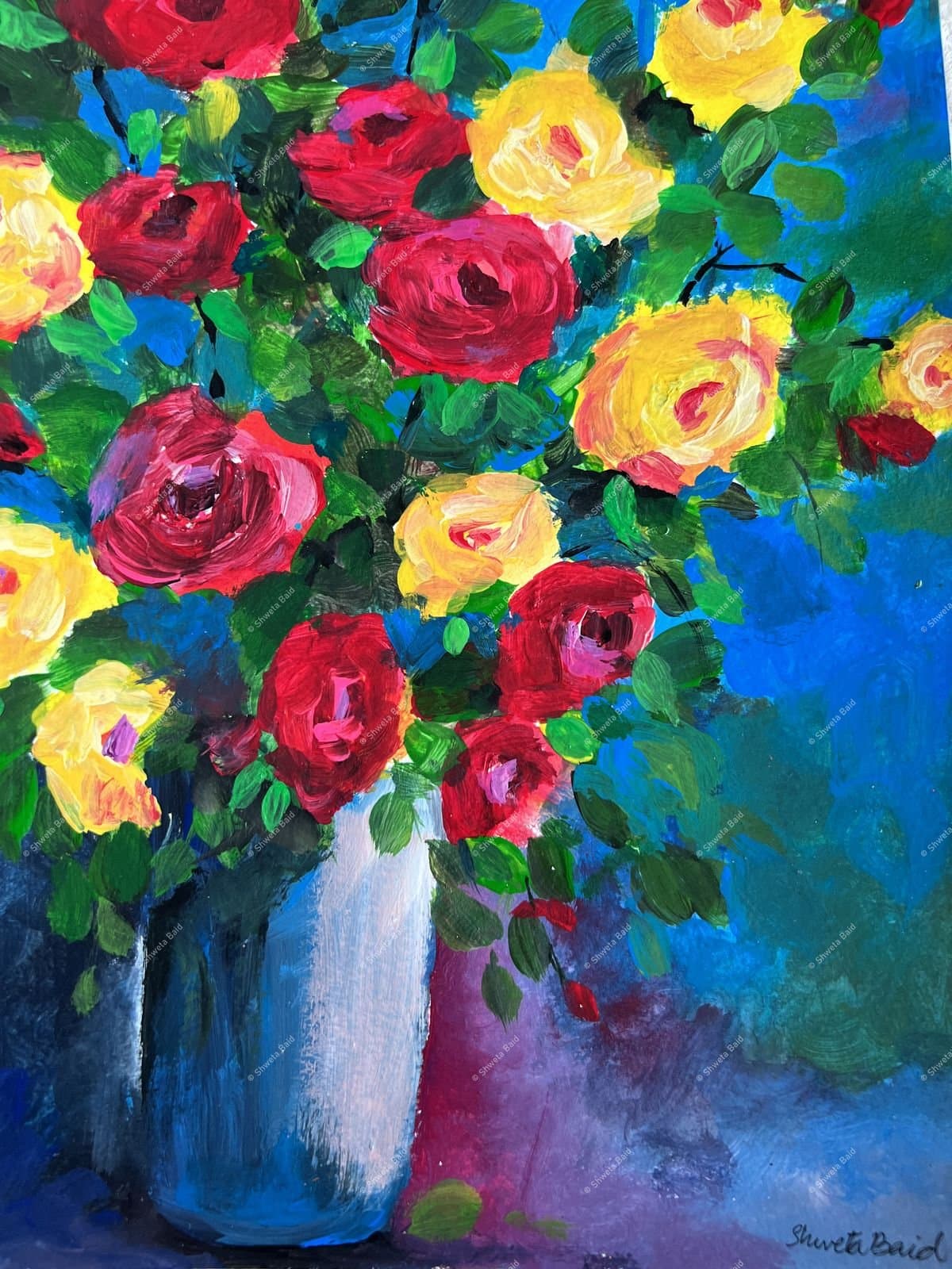 Vibrant Roses in Bloom